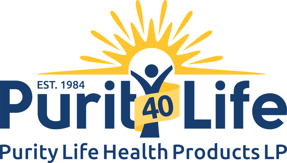 Purity Life 40 Year Anniversary Logo