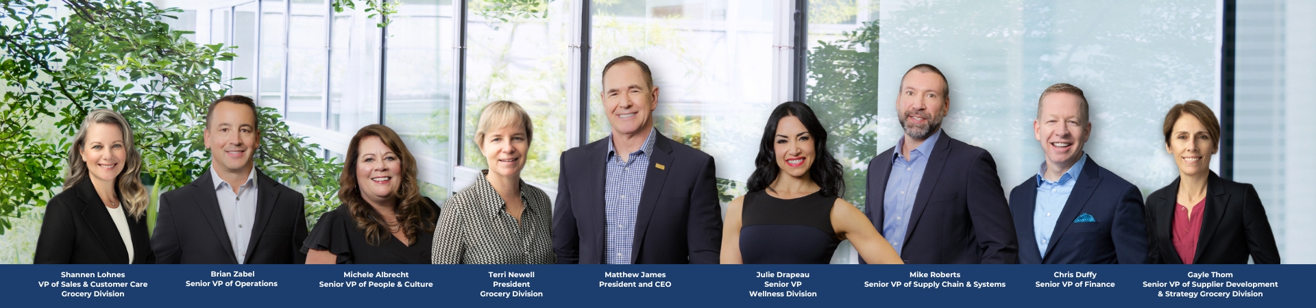 Purity Life Banner Showing The Entire Executive Team